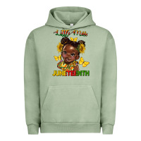 Pigment Oil Green little miss juneteenth Urban Hoodie - HRA Design Shop