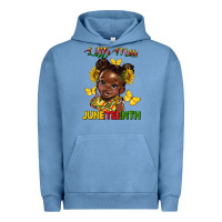 Pigment Pebble Blue little miss juneteenth Urban Hoodie - HRA Design Shop