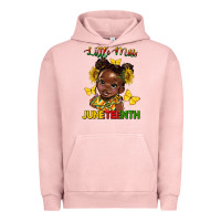 Pigment Salmon little miss juneteenth Urban Hoodie - HRA Design Shop