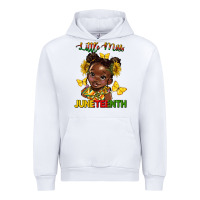 White little miss juneteenth Urban Hoodie - HRA Design Shop