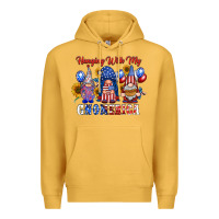 Mustard hangin with my gnomerica Premium Hoodie - RacoonDesign