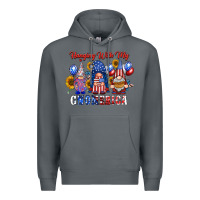 Rock hangin with my gnomerica Premium Hoodie - RacoonDesign