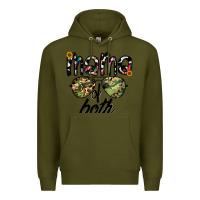 Army Green mama of both Premium Hoodie - CowhideDigitalArt