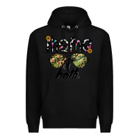 Black mama of both Premium Hoodie - CowhideDigitalArt