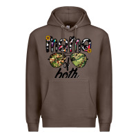 Coffee mama of both Premium Hoodie - CowhideDigitalArt