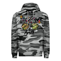 Slate Camo mama of both Premium Hoodie - CowhideDigitalArt