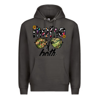 Smoke mama of both Premium Hoodie - CowhideDigitalArt
