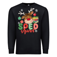 Black sped squad Premium Sweatshirt - MaliasSmallBusiness