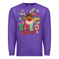 Purple sped squad Premium Sweatshirt - MaliasSmallBusiness