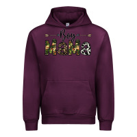 Mauve Wine boy mama Urban Hoodie - CowhideDigitalArt
