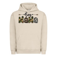 Pigment French Oak boy mama Urban Hoodie - CowhideDigitalArt