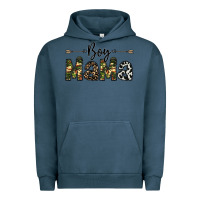 Pigment Midnight Navy boy mama Urban Hoodie - CowhideDigitalArt