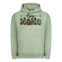Pigment Oil Green boy mama Urban Hoodie - CowhideDigitalArt