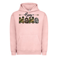 Pigment Salmon boy mama Urban Hoodie - CowhideDigitalArt