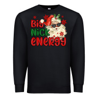 Black big nick energy Premium Sweatshirt - MaliasSmallBusiness
