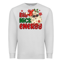 Dove Grey big nick energy Premium Sweatshirt - MaliasSmallBusiness