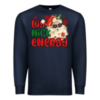 Navy big nick energy Premium Sweatshirt - MaliasSmallBusiness