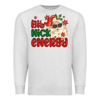 Oatmeal Heather big nick energy Premium Sweatshirt - MaliasSmallBusiness