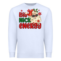 White big nick energy Premium Sweatshirt - MaliasSmallBusiness