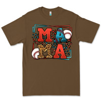 Cacao leopard baseball mama Mother's Day Premium Tee - LillyAllenDesigns