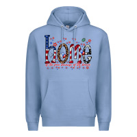 Colony Blue home of the free Premium Hoodie - RacoonDesign