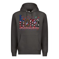 Smoke home of the free Premium Hoodie - RacoonDesign