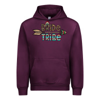 Mauve Wine bride tribe Urban Hoodie - CowhideDigitalArt