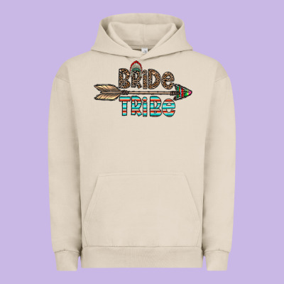Bride Tribe Urban Hoodie Designed By Cowhidedigitalart