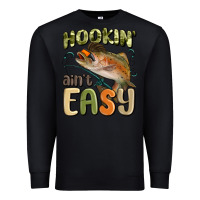 Black hookin' ain't easy Premium Sweatshirt - MaliasSmallBusiness