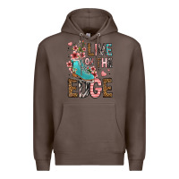 Coffee live on the edge ice skating Premium Hoodie - FaDigitalArtStudio