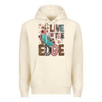 Sandshell live on the edge ice skating Premium Hoodie - FaDigitalArtStudio