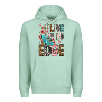 Seafoam live on the edge ice skating Premium Hoodie - FaDigitalArtStudio