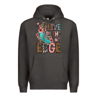 Smoke live on the edge ice skating Premium Hoodie - FaDigitalArtStudio