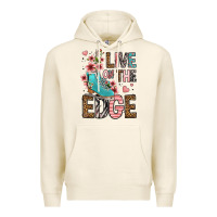 Tofu live on the edge ice skating Premium Hoodie - FaDigitalArtStudio
