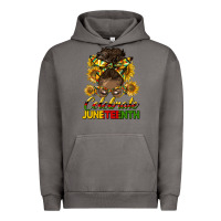 Pigment Tornado celebrate juneteenth black woman bun Urban Hoodie - HRA Design Shop