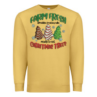 Antique Gold farm fresh christmas trees Premium Sweatshirt - MaliasSmallBusiness