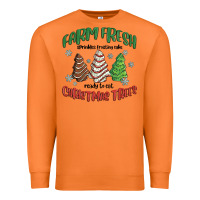 Carrot farm fresh christmas trees Premium Sweatshirt - MaliasSmallBusiness