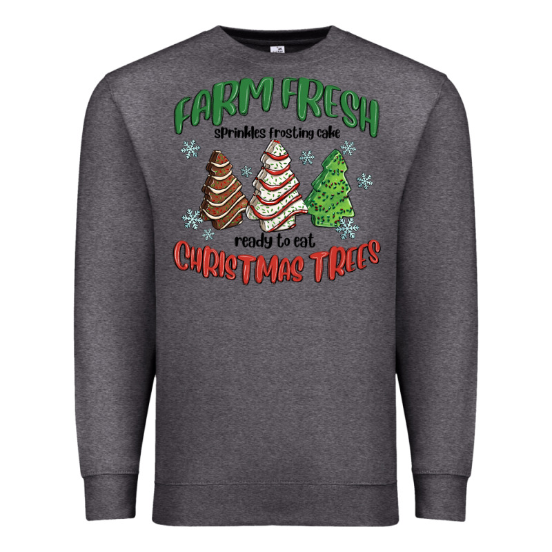 Farm Fresh Christmas Trees Premium Sweatshirt by MaliasSmallBusiness | Teevron