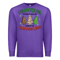 Purple farm fresh christmas trees Premium Sweatshirt - MaliasSmallBusiness