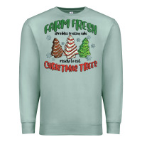 Seafoam farm fresh christmas trees Premium Sweatshirt - MaliasSmallBusiness