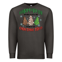 Smoke farm fresh christmas trees Premium Sweatshirt - MaliasSmallBusiness