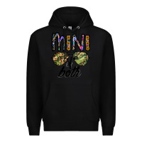 Black mini of both Premium Hoodie - CowhideDigitalArt