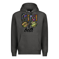 Charcoal Heather mini of both Premium Hoodie - CowhideDigitalArt