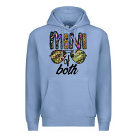 Colony Blue mini of both Premium Hoodie - CowhideDigitalArt