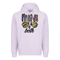 Lilac mini of both Premium Hoodie - CowhideDigitalArt