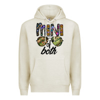 Oatmeal Heather mini of both Premium Hoodie - CowhideDigitalArt