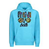 Ocean Blue mini of both Premium Hoodie - CowhideDigitalArt