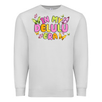 Dove Grey in my delulu era Premium Sweatshirt - MaliasSmallBusiness