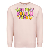 Pale Pink in my delulu era Premium Sweatshirt - MaliasSmallBusiness