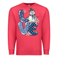 Cardinal love snowman Premium Sweatshirt - MaliasSmallBusiness